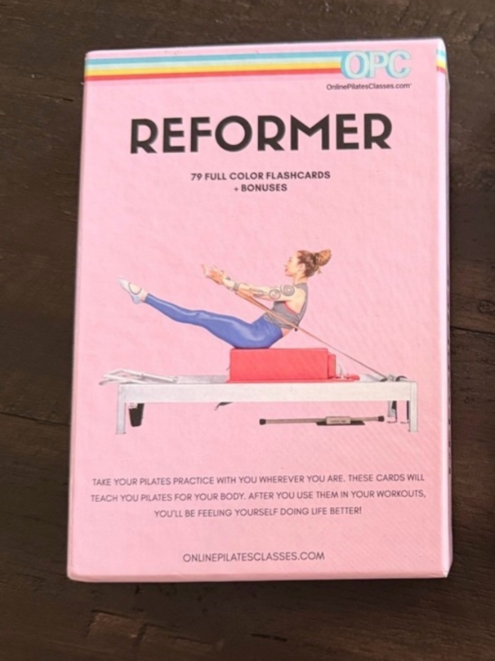 OPC Pilates Reformer Flashcards